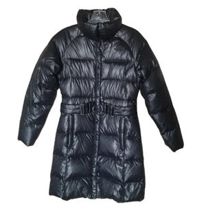 The North Face  XS Faux Belted Puffer Jacket Black